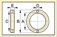 Dimensional Drawing Retainer Nut