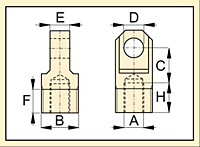 Dimensional Drawing Clevis Eye